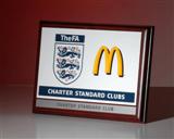 Charter Standard Club Award Plaque